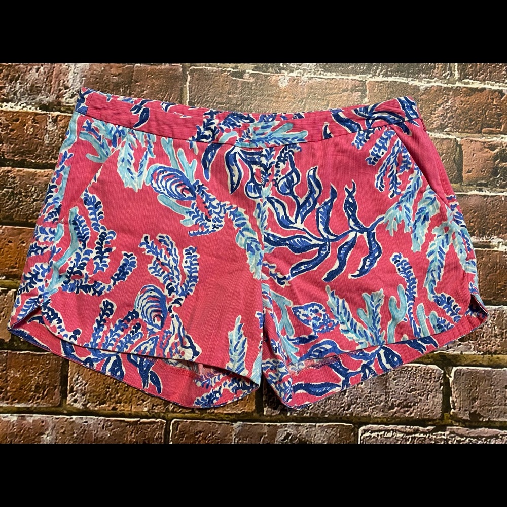 Lilly Pulitzer Ocean View 3” Shorts SZ 0